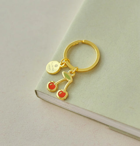 Enamel Keyring | Cherry