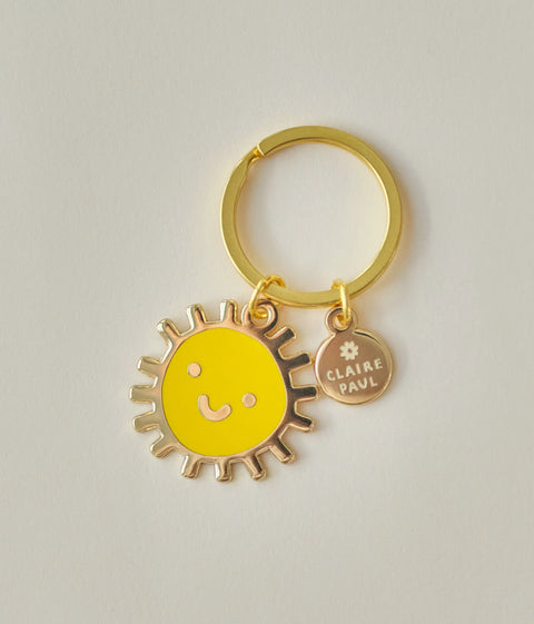 Enamel Keyring | Sunshine