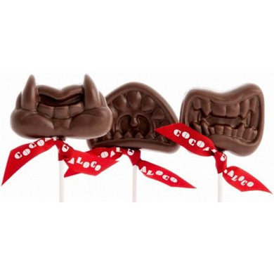 Milk Chocolate Halloween Mouth Lolly