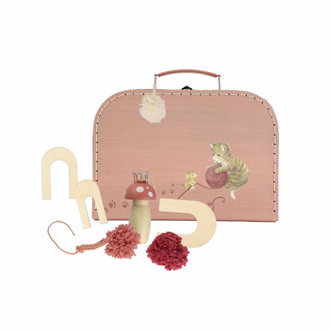 Wool Pompom and Knitting Set