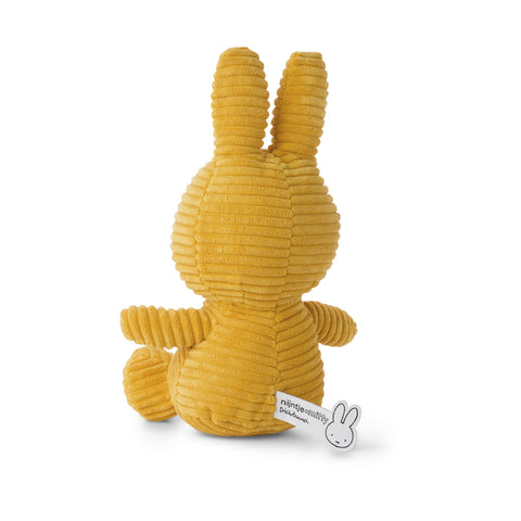 Miffy Eco Corduroy Plushie | Mustard