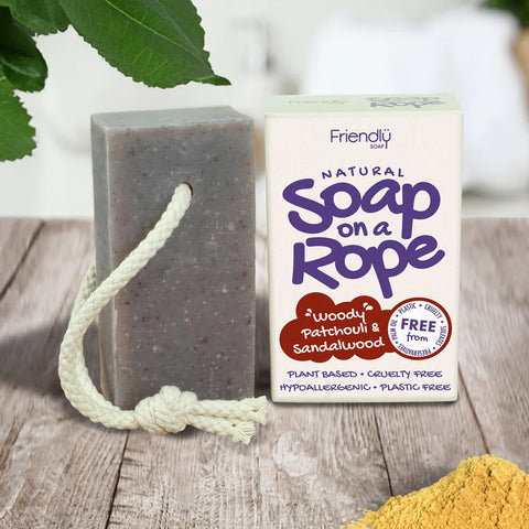 Soap on a Rope | Patchouli and Sandalwood
