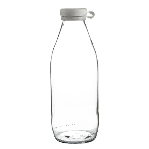 Glass Bottle with Silicone Flip Lid | 1000ml