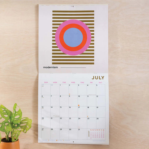 2025 Calendar | Modernist