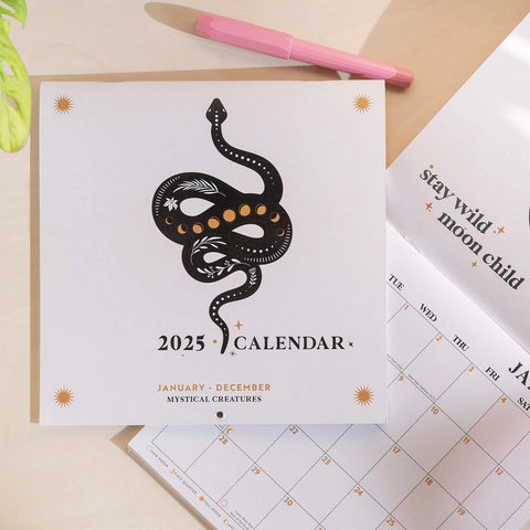 2025 Calendar | Mystical Creatures