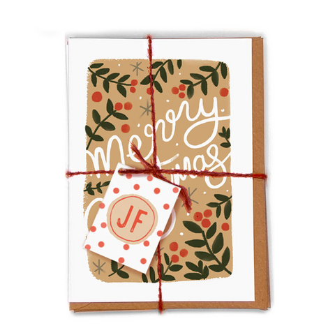 Botanics | 6 x Christmas Cards by Jade Fisher