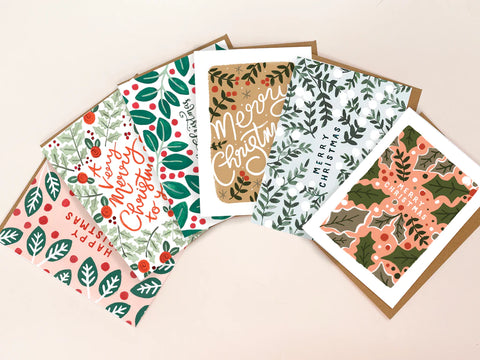 Botanics Christmas Card Pack x 6