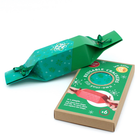 Reusable Christmas Crackers | Green