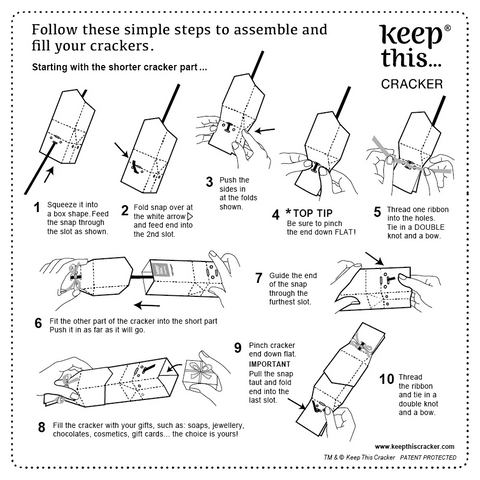Reusable Christmas Crackers | Green