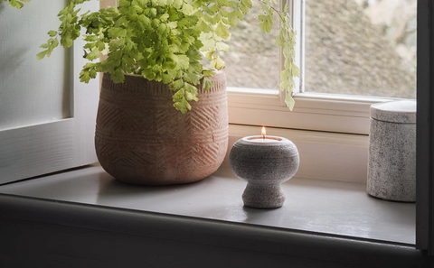 Asana Marble Tealight Holder