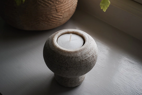 Asana Marble Tealight Holder