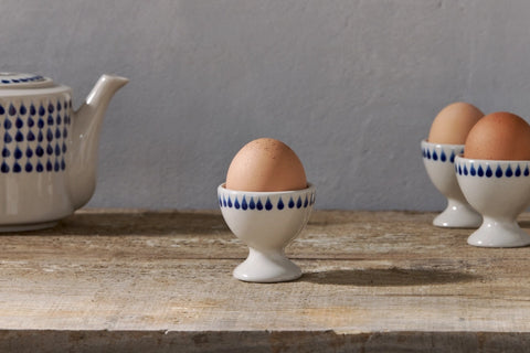 Indigo Drop Egg Cup| Nkuku