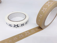 Paper Tape with Stars | Kraft