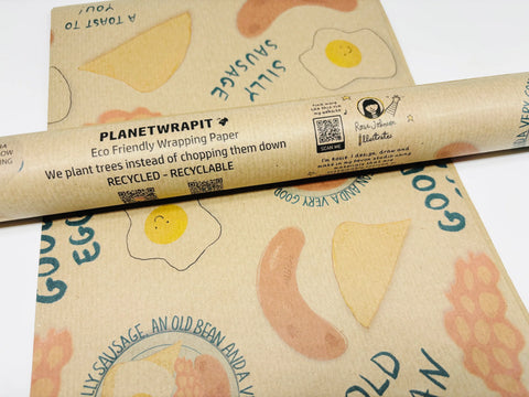 Wrapping Paper | Sausage & Egg | 1M Sheet