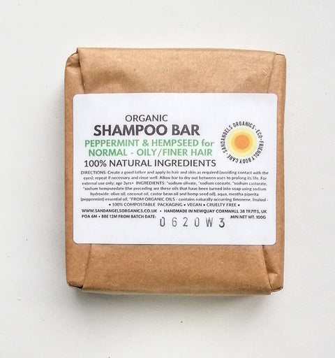 Shampoo Bar | Peppermint & Hempseed | Organic
