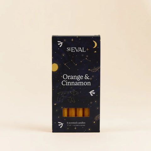 Christmas Mini Candles x 6 | Orange & Cinnamon
