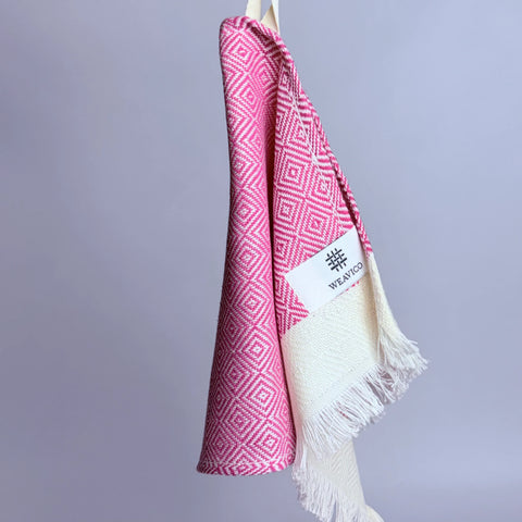 Cotton Tea Towels | Fuchsia Pink