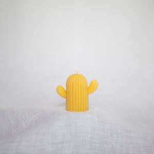 Beeswax Cactus Candle