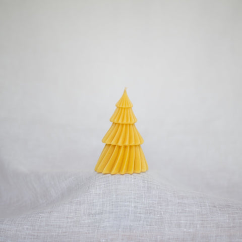 Beeswax Christmas Tree Candle