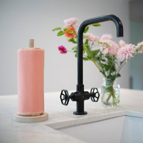 Reusable Kitchen Towel Roll – Rose