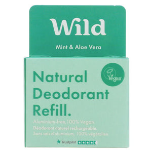 Wild Deodorant Refill | Mint and Aloe Vera