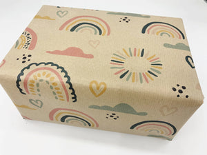 Wrapping Paper | Rainbows & Hearts | 3M Roll