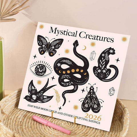 2026 Calendar | Mystical Creatures