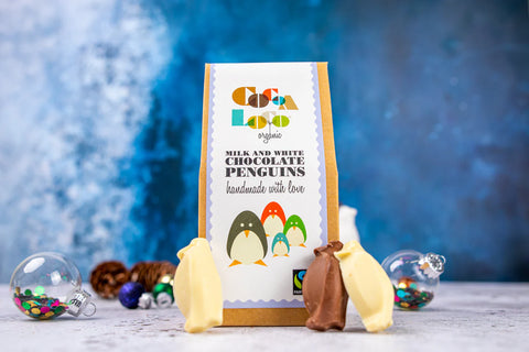 Milk/White Chocolate Penguins | Cocoa Loco