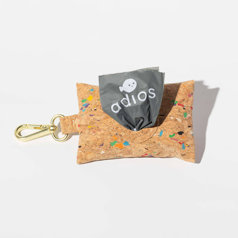Natural Cork Poo Bag Holder: Tree