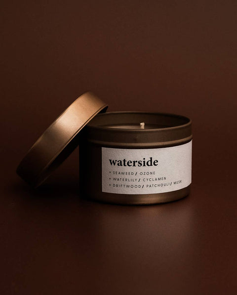 Waterside | Rose Gold Tin Candle