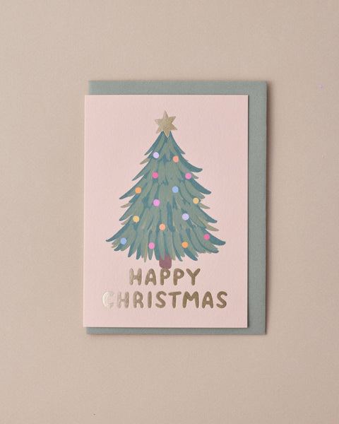 Happy Christmas Tree Card