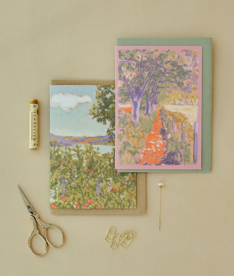 Spring Walk Greetings Card