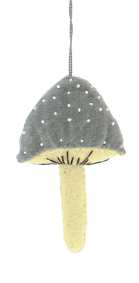 Velvet Mushroom Decoration