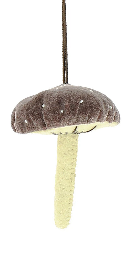 Velvet Mushroom Decoration