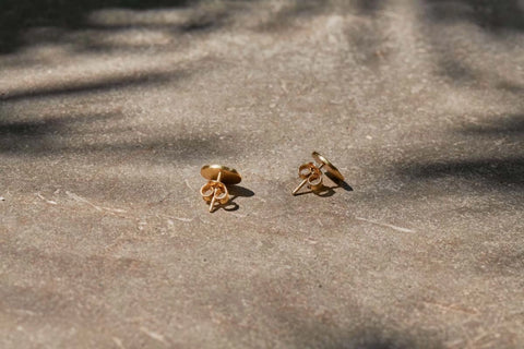 Karnataka Disc Stud Earrings