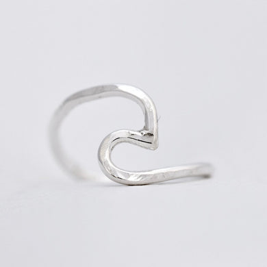 Handmade Silver Ring | Wave