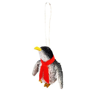 Bristle Penguin Decoration