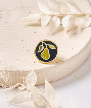 Enamel Pin Badge | Folk Art Pear