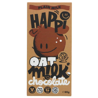 Happi | Plain Oat Milk Chocolate Bar
