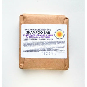 Shampoo & Wash Bar | Organic | Clary Sage & Hempseed | Sand Angels