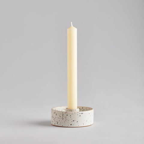 St Eval Speckled Candle Holder