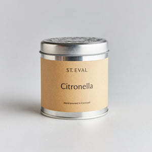 St Eval Tin Candle | Citronella