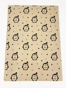 Recycled Wrapping Paper | Penguins | 3M Roll