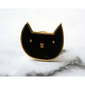 Enamel Pin Badge | Black Cat