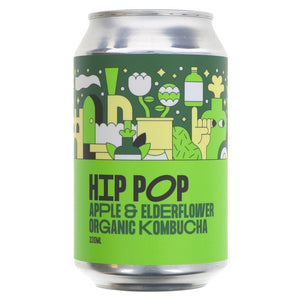 Hip Pop Kombucha | Apple and Elderflower