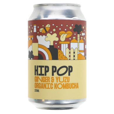 Hip Pop Kombucha | Ginger and Yuzu