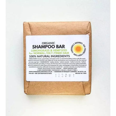 Shampoo Bar | Organic | Lemongrass & Hempseed | Sand Angels