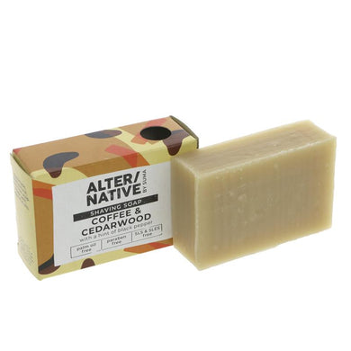 Alter/Native Shaving Soap | Coffee and Cedarwood