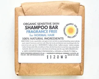 Shampoo Bar | Organic | Fragrance Free | Sand Angels