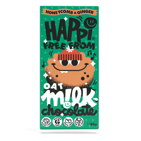 Happi | Gingerbread Oat Milk Chocolate Bar